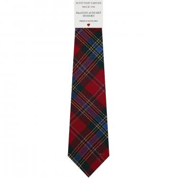 Mens All Wool Tie Woven Scotland - MacLean of Duart Modern Tartan