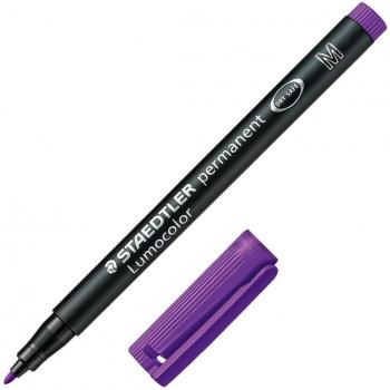 STAEDTLER Overheadstifte-und Etuis,Korrekturmarker,Overheadtextmarker ROTULADOR Permanente Violeta Punta M 1MM LUMOCOLOR 317, Polipropileno, Morado