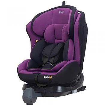 PLAY Safe 6 30191 309 - Silla De Coche, Grupo 0 1 2 3, Unisex, Morado Negro