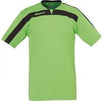 uhlsport LIGA - Camiseta de fÃºtbol, color verde/negro, talla XL