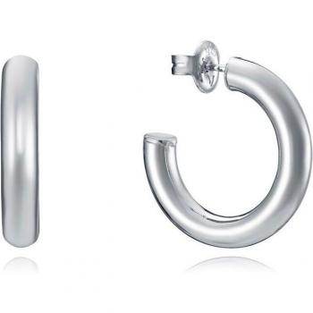 Pendientes Viceroy Trend 13065E000-00 de Plata de Ley Tipo Aro para Hombre con Diámetro Interior de 22 mm