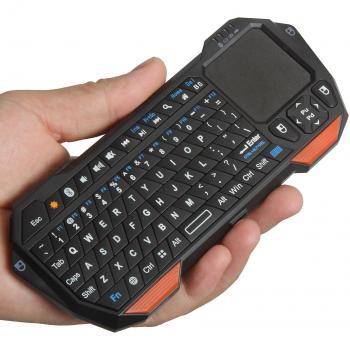 Sidiou Group Interruptor sistema de software del teclado teclado touchpad Grupo Sidiou Mini Bluetooth es compatible con IOS / Windows / Android