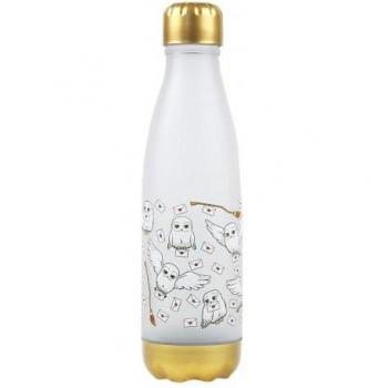 Botella de Harry Potter Hedwig Plata/Oro
