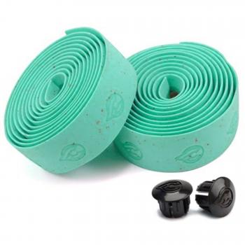 Cinelli Tape & Plugs Cork-Bianchi Celeste Green by Cinelli