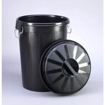 Denox M87578 - Cubo industrial plastico negro 95 l