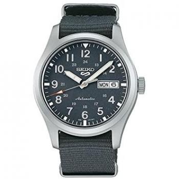 Reloj Seiko 5 Sports Field Military Sports Gris SRPG31K1 SEIKO automático de nylon y correa gris analógico