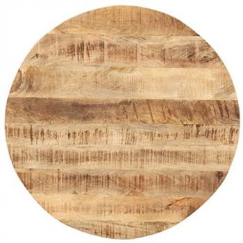 Superficie de mesa redonda de madera maciza de mango 15-16 mm 70 cm