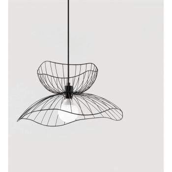 Lámpara Colgante Farac 6390, Negro, Metal, Ø 50 cm