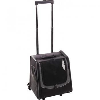 Carro de transporte inteligente para perros Calypto 35x36x44,5 cm negro