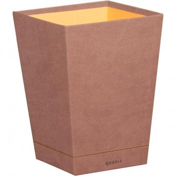 Papelera Rhodia 194621C - 24x24x32 en color rosa palo