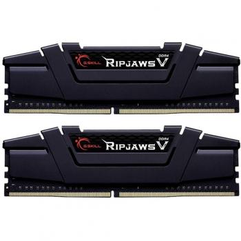 G.Skill Ripjaws V Series 64GB (2 x 32GB) DDR4-2666 PC4-21300 CL19 Dual Channel Desktop Memory Kit F4-2666C19D-64GVK