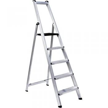 Escalera Profesional en Tijera 4 Peldaños 1,70 m Ancho 120 mm
