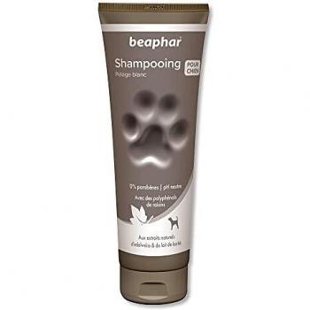 Beaphar Champú Alta Cosmética Perros Pelo Blanco, Un tamaño 250 ml 250 ml
