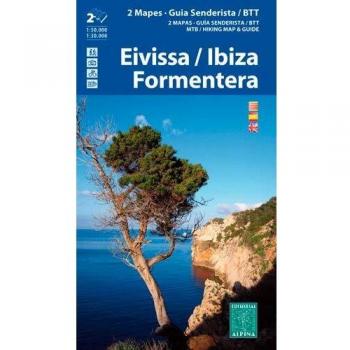 Eivissa/Ibiza-Formentera. 2 mapas excursionistas. Guías excursionista y BTT. Escala 1:50.000/1:30.000. Editorial Alpina.