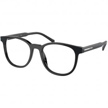 Gafas Graduadas PRADA PR A15V 16K1O1 Armazones para Hombre Negros con Lentes Recetadas de 52 mm