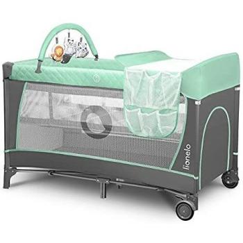 Camita de viaje 2 en 1 Para niños hasta 15 kg LIONELO Flower