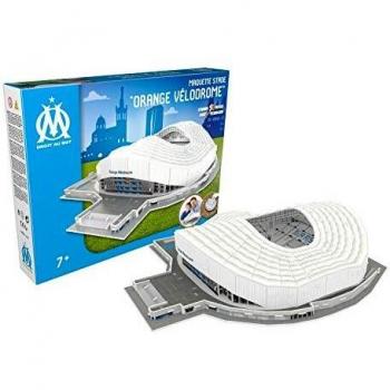 Puzzle 3D LED Estadio Orange Vélodrome Olympique de Marseille - Megableu - 117 piezas - Para niños a partir de 7 años