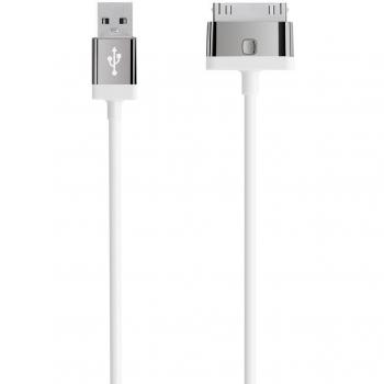 Belkin F8J041cw2m-WHT - Cable de carga y sincronización para dispositivos Apple