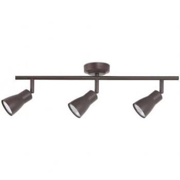 Proyector IP20 Safran Triplex GU10 8W Marrón 1649Lm