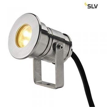 Proyector LED Exterior SLV Dasar 7W Acero Inoxidable 316, 3000K, IP68, 12-24V