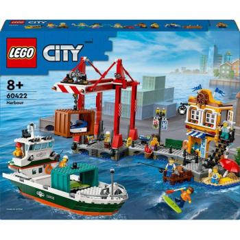 Lego City 60422 Puerto Marítimo con Buque de Mercancías
