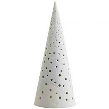 HAK Kähler Nobili Soporte para Velas de té, Cerámica, Blanco, 24,5 cm