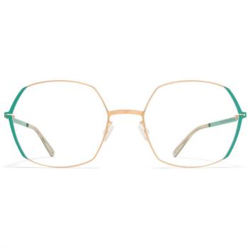 Mykita Majvi 573 Armazones para Mujer Dorados, Lentes Recetados Para Mujer Dorados, Gafas Recetadas para Mujer Dorados