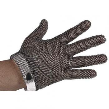 Guantes Anticorte de Malla de Acero Inoxidable para Trabajo de Seguridad - Tallas M, L y XL