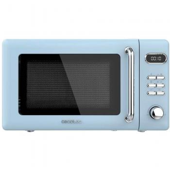Cecotec ProClean 5110 Retro Microondas con Grill, Libre Instalación, 700W, 20 Litros, Diseño Vintage Azul