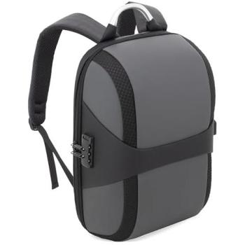 Mochila Acolchada MAYER con Entrada USB, Compartimento para Portátil, Apertura 180º, Bolsillo Antirrobo y Cierre de Seguridad - 43x39x16 cm