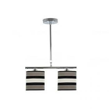 Lámpara Regulable Karla 2xe14 Color Topo/Beige Diseño Elegante 43x14 Cm