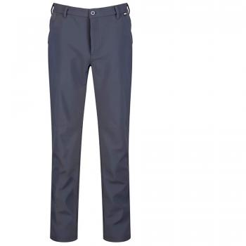 Regatta Men's Fenton Softshell Walking Trousers - Water Repellent, Warm-Lined, Seal Grey, Size: 36R