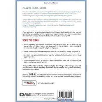Theory and Practice of Leadership by Roger Gill, published by Sage Publications, Inc