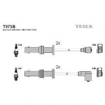 Juego de Cables de Encendido TESLA T975B para Subaru Impreza I Berline, Forester I y Impreza I Break