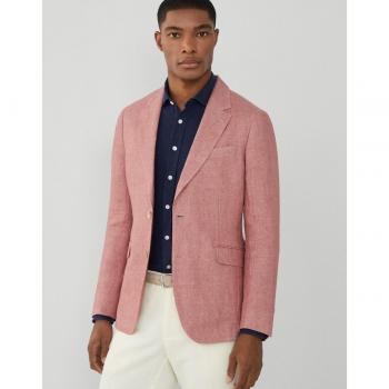 Americana de lino rojo para hombre de Hackett London