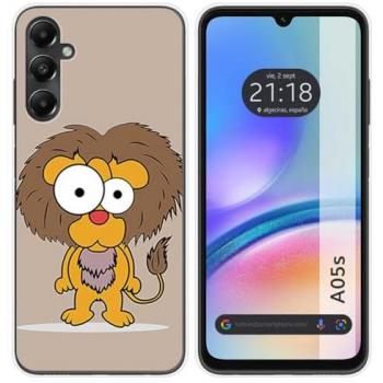 Funda de Silicona con Diseño de León para Samsung Galaxy A05s