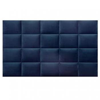 Cabecero de cama BARTEL - 200 cm - Terciopelo Azul