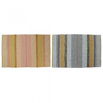 Alfombra DKD Home Decor Poliéster Multicolor Moderno 120 x 180 x 1 cm (2 Unidades)