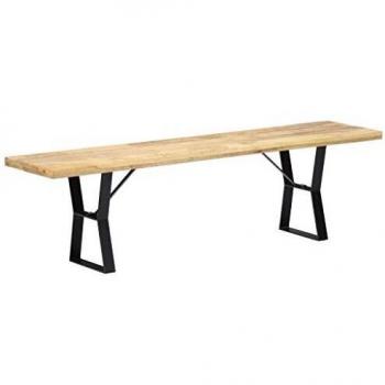 SengentoStyle Bankje 160 cm massief mangohout