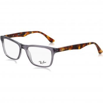 Ray-Ban 0Rx5279, Monturas de Gafas para Hombre, Shiny Opal Grey, 55