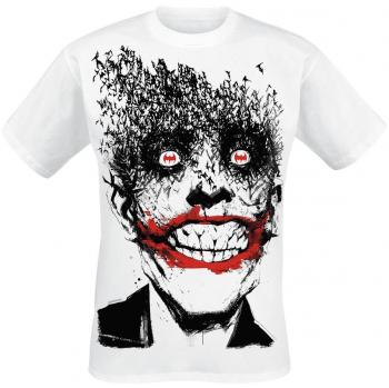 Batman Joker Smile Camiseta Blanco M