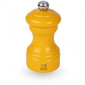 Molinillo de Sal Peugeot Bistrorama 10 cm Madera Laqueada Amarillo Azafrán