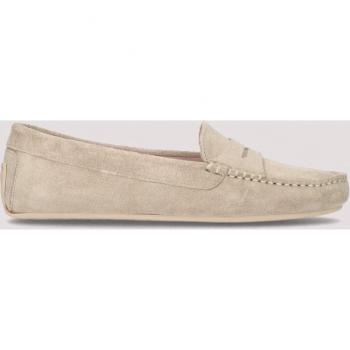 Mocasines de mujer Pretty Ballerinas modelo Josephine en ante color beige