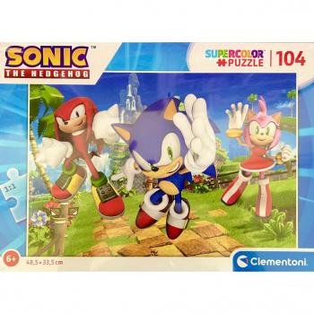 Puzzle 104 piezas Sonic SuperColor