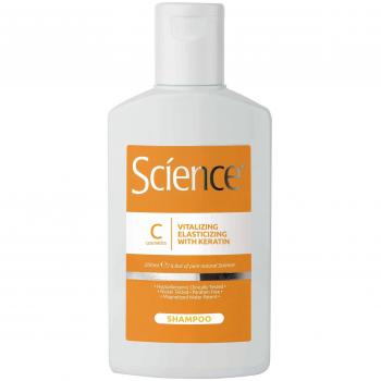 Champú Reestructurante Elastizante con Queratina 200ml - Para Cabellos Frágiles y Tratados, Ingredientes Naturales, Envase 100% Reciclable