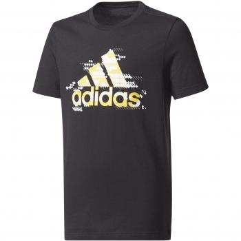 adidas Bos Camiseta, Niños, Negro, 140