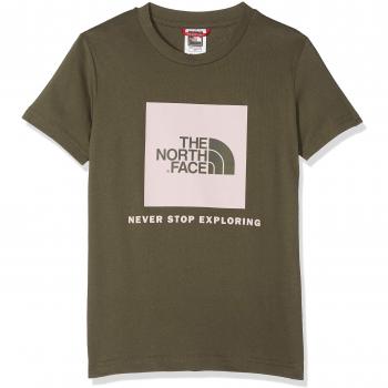 The North Face Y S/S T Camiseta Box, Niños, Verde