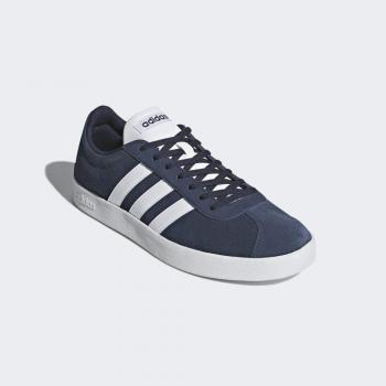 Zapatillas de deporte Adidas VL Court 2.0, azul marino y blanco, para tiempo libre