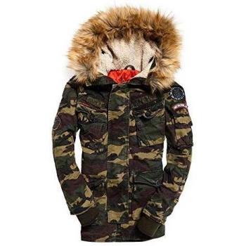 Superdry Hombre Parka Gruesa Rookie Camuflaje Trad L