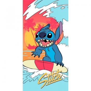 Toalla de algodón Disney Stitch 140x70cm - Suave y Absorbente